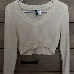 H&M Cream Knit Sweater
